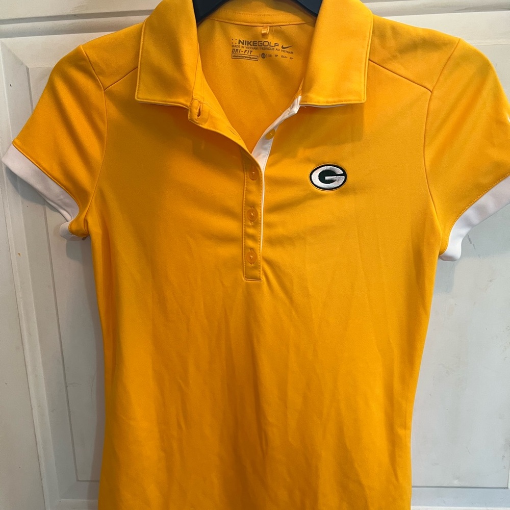 Nike Golf Green Bay Packer Golf Shirt